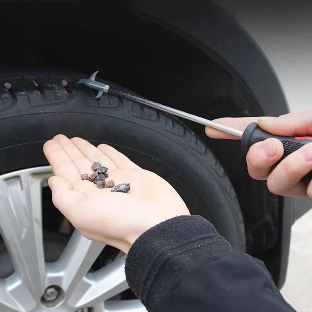 

Tire Cleaning Hook Car Tire Clear Stone Hook to Remove Gravel Cleaning Tool Tire Stone Cleaner Hook Tire Cleaning Tool Universal