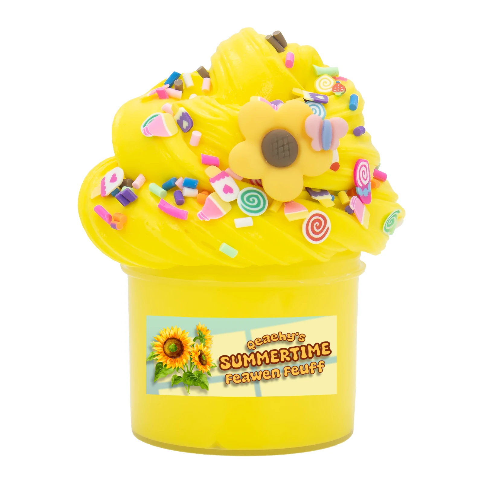 2,37 Unzen flauschige Butter-Schleim-Sets, nicht klebend, superweiches, duftendes Polymer-Spielzeug, DIY-Schulpreise, perfekte Geschenke für Geburtstagsfeiern