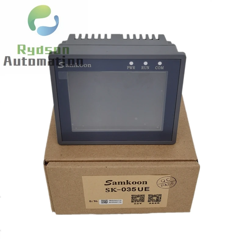 

SK-035UE SK-035FE Samkoon 3.5inch DC24V Touch Screen HMI Memory 128M Flash 128M DDR3 CPU Cortex A8 600MHZ COM:RS232 422 485