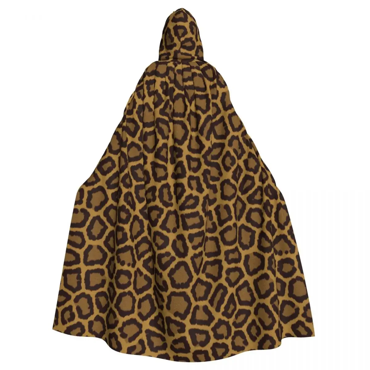 

Long Cape Leopard Print Hooded Coat Autumn Hoodies