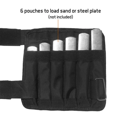 Imagen 2 del producto 2 paquetes de carga de 5/10 kg, muñeca ajustable, peso Oxford, tobillo, ejercicio ponderado, envolturas de carga de peso, entrenamiento de fuerza (vío)