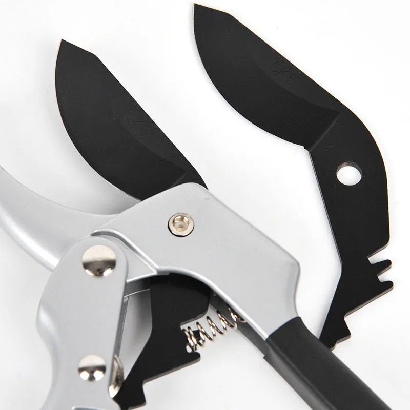 Universal Garden Pruning Shears Cutter Replace Blade High Carbon Steel Ratchet Plant Trim Horticulture Hand Shear for Garden