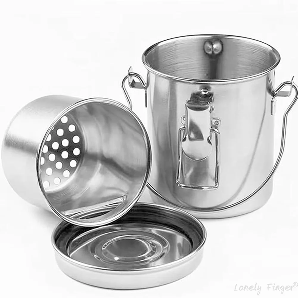 

Шайба для кистей из нержавеющей стали с фильтром и герметичной крышкой, герметичный портативный универсальный очиститель кистей для рисования