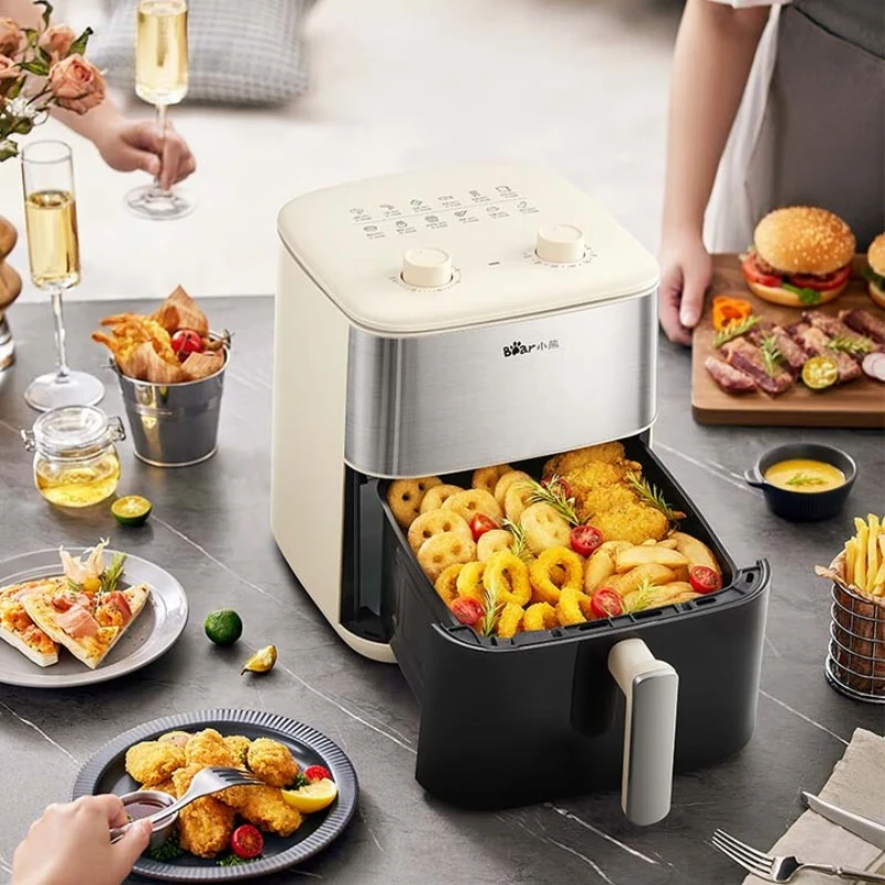 6.2L Air Fryer Household Visual Electric Deep Fryer No Need To Flip Metal Inner Cavity Multifunctional Electric Oven Integrated