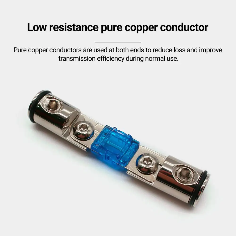 Quick-fuse Loss Transfer 60A Pure Copper Car Subwoofer Fuse Holder Car Accessories