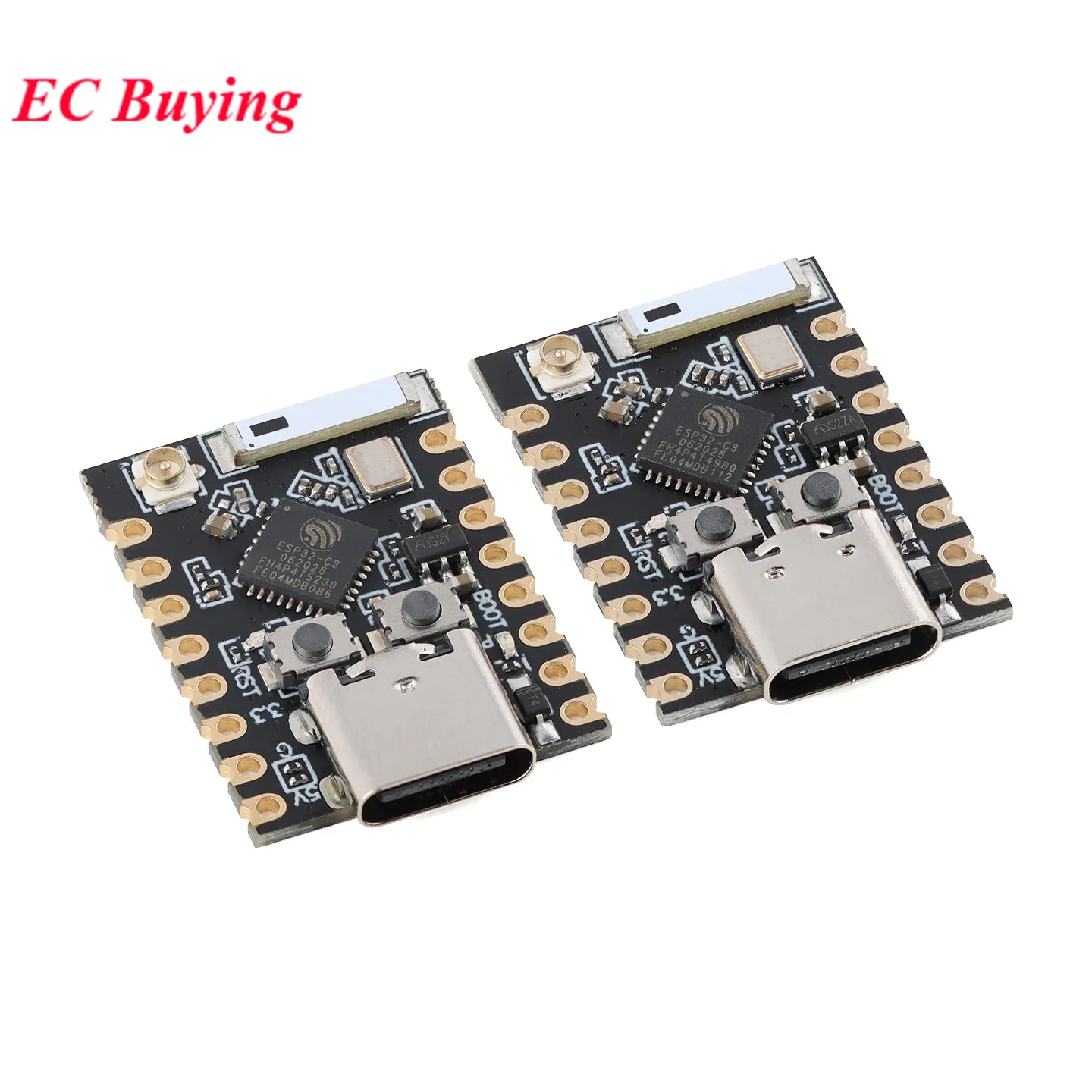 10pcs/1pc ESP32-C3-MINI ESP32-C5 ESP32-S3-MINI 2.4G Dual-Band WiFi Bluetooth-Compatible Wireless Module Development Board ZigBee