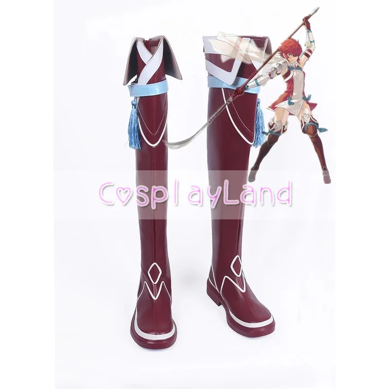 

Fire Emblem Fates Birthright and Revelation Routes Hinoka, ботинки для косплея, обувь для взрослых, мужская обувь, аксессуары для костюмов, индивидуальный заказ