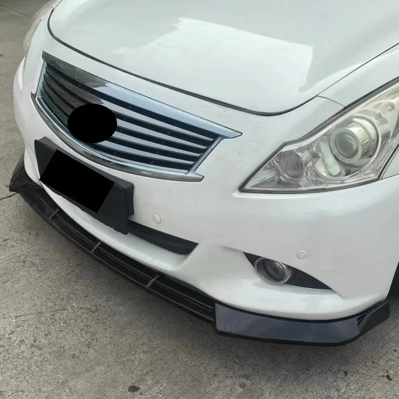 Car Three-stage Front Lip for Infiniti G37 2009-2015 Modified Front Shovel Surround Auto Accessories