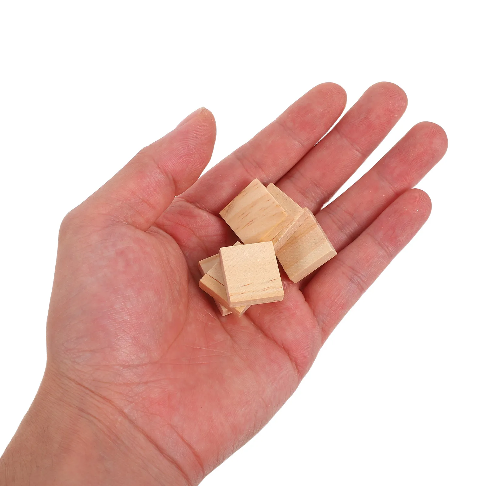 

800Pcs Blank Wood Craft Tiles Unfinished Natural Wooden Pieces for DIY Painting Decoration Home Art Supplies Blank Wood Tiles