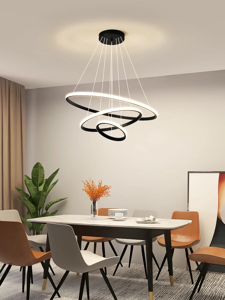 High Quality Simplement Chandelier Lighting Round Golden Interior High Ceiling Light for Hotel Lobby Villa Living Room