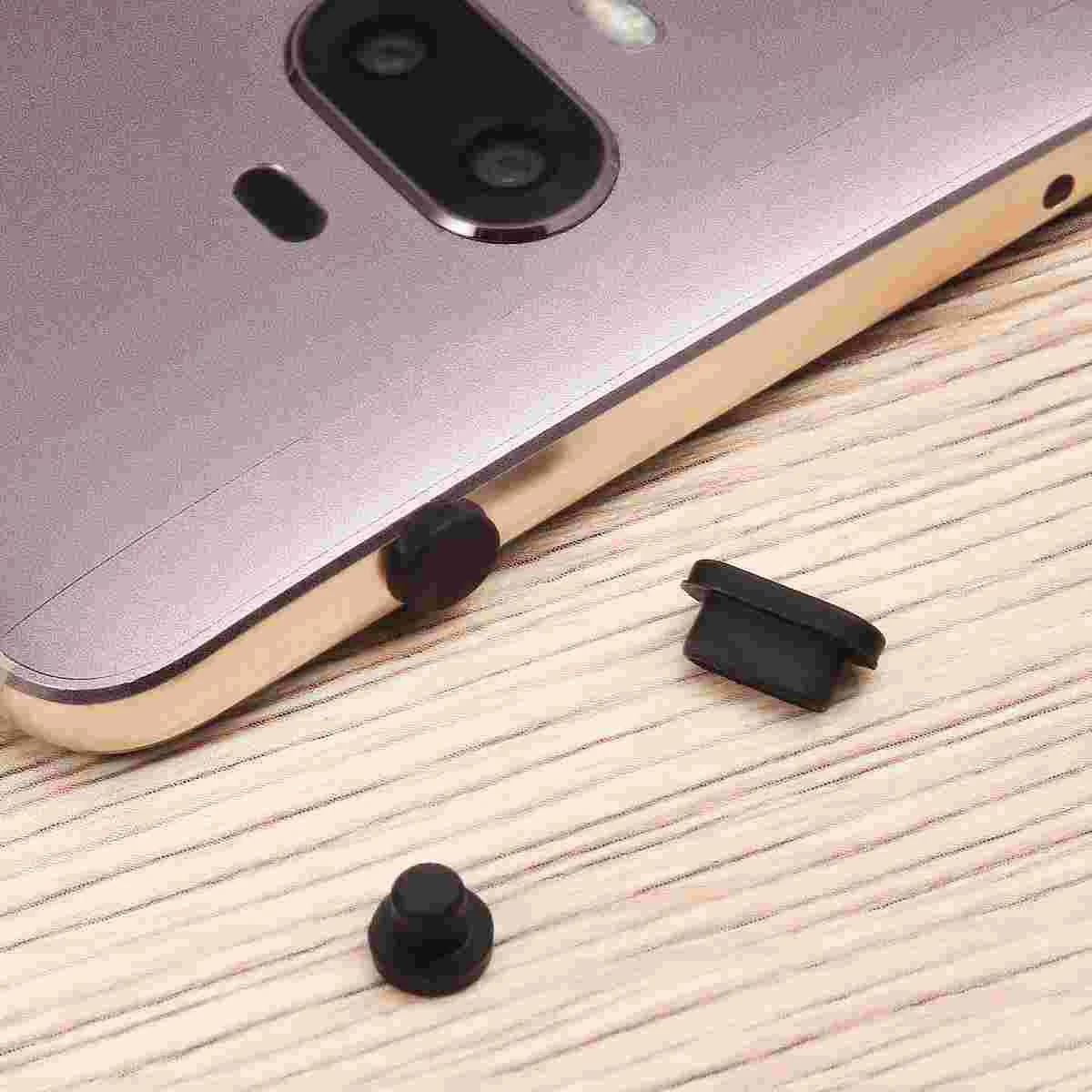 

Headphone Jack Dust Gland Mic USB Waterproof Cap Earphones Headphones Plug Pin Compatible for Galaxy Computer