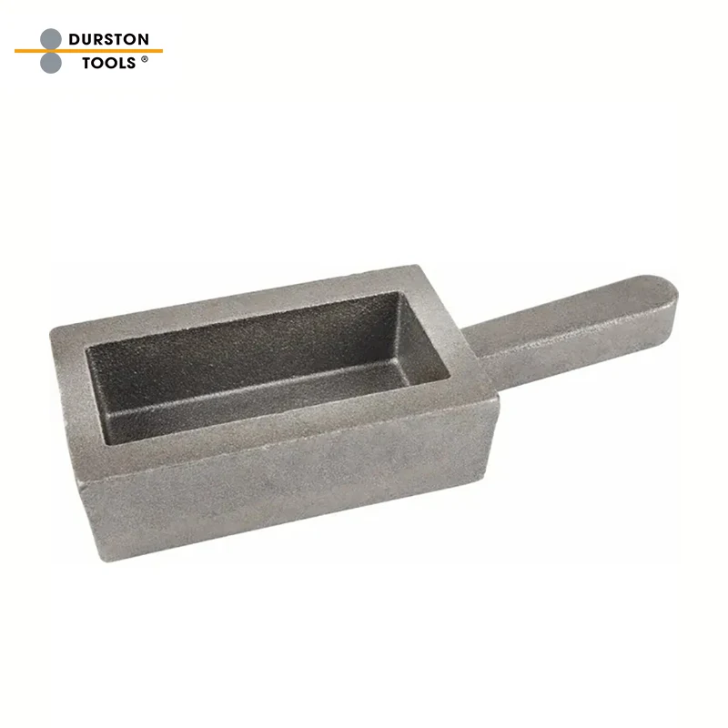 Durston Large Open Ingot Mould 150x70mm Heavy Duty Precious Metal Casting Mold for Gold Silver Copper Jewelry Factory Smelting