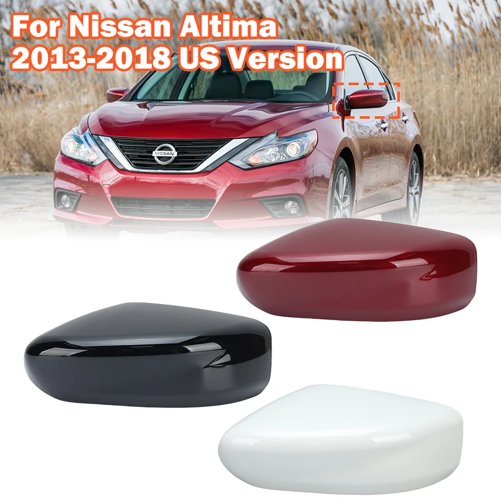 

Крышки боковых зеркал для Nissan Altima 2013-2018, американская версия без подсветки с пряжкой, крышка зеркала заднего вида, автомобильные аксессуары