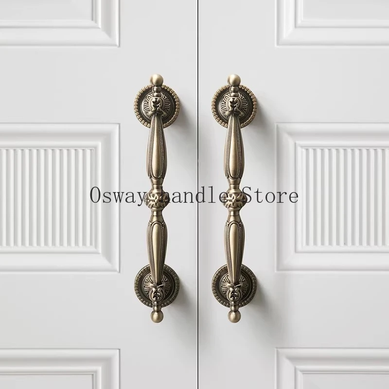 Cabinet Door Handle, Antique Bronze Handle, Antique European Style Countryside Drawer, Cabinet Door, Wardrobe Furniture Handle