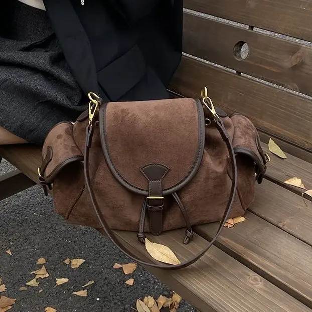 

Maillard Retro Underarm Bag Women Plain Color Multi Pocket Large Capacity Shoulder Bag Ladies Fashion Casual Crossbody Bags 2025