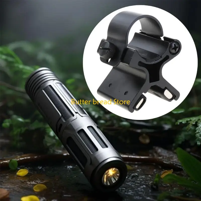 W89C Penyangga Magnet Berdiri untuk Braket Dudukan Lampu Berburu Senter Diameter 23Mm-26Mm