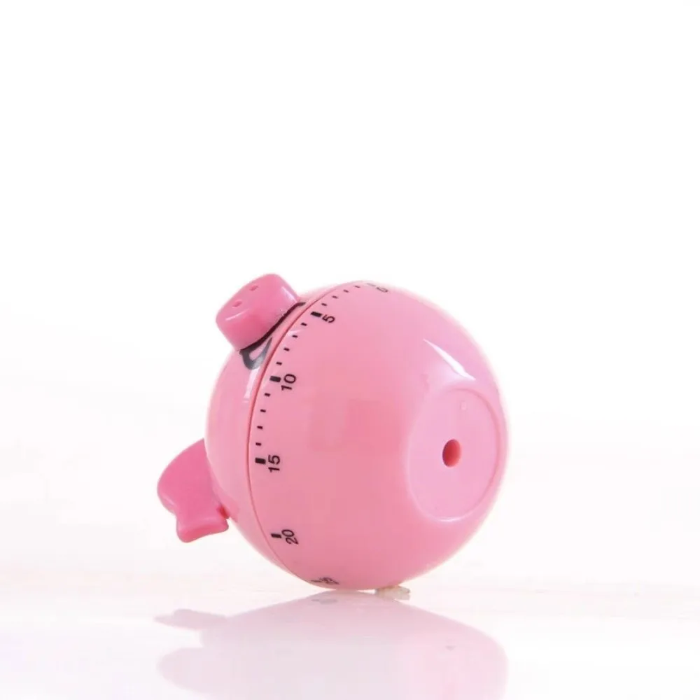 

Кухонный инструмент для измерения времени, 60-минутный таймер в форме свиньи, напоминание, ручной таймер, кухонный таймер, милый пластиковый механический таймер для выпечки