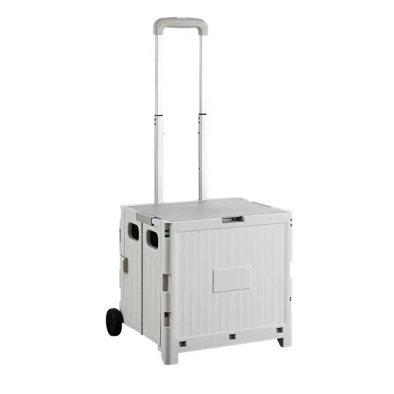 Shopping trolley Foldable portable express shopping cart Home trailer Camping stall trolley