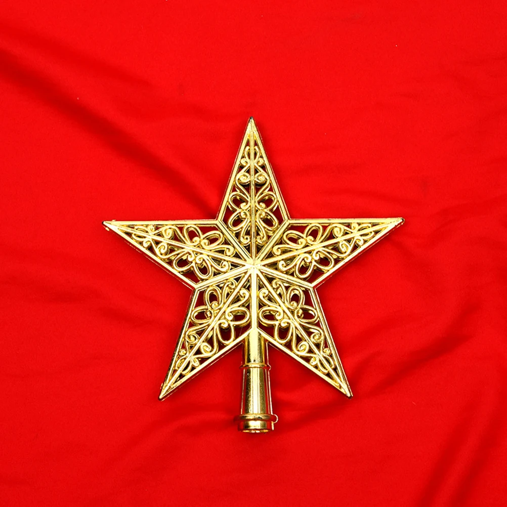 

2pcs Tree Topper Star nament Glittering Decoration Christmas Tree nament Festive Home Office Party Hotel Bar Store DIY