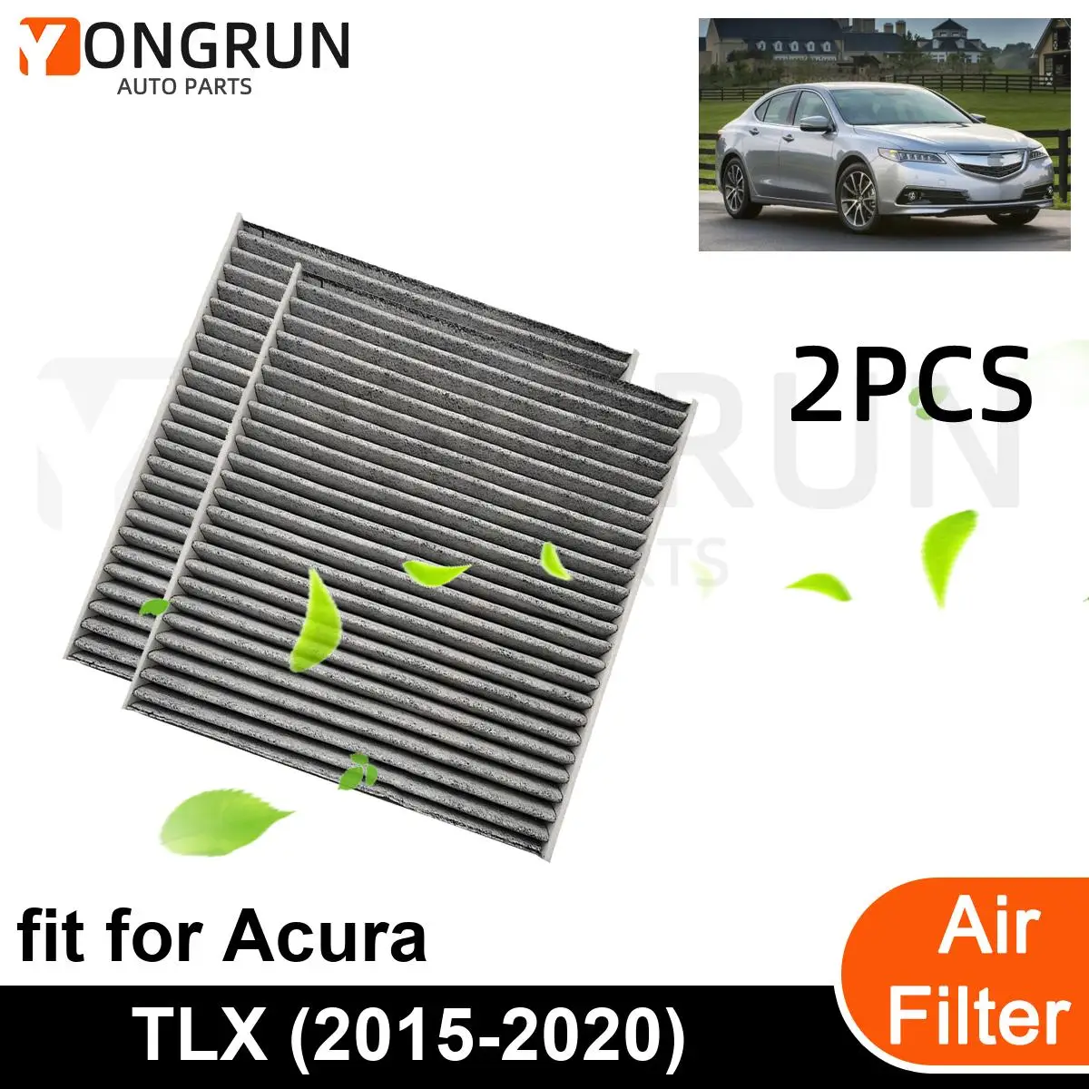 2PCS Engine Air Filter for Acura TLX 2015-2020 Car Accessories OEM CF10134