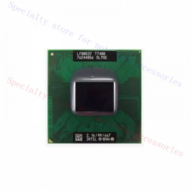 R+ Para Intel Core 2 Duo T7400 2.16 GHz Procesador de Doble Núcleo 4M/667 SL9SE para Laptop Móvil 735858204989 |   eBay