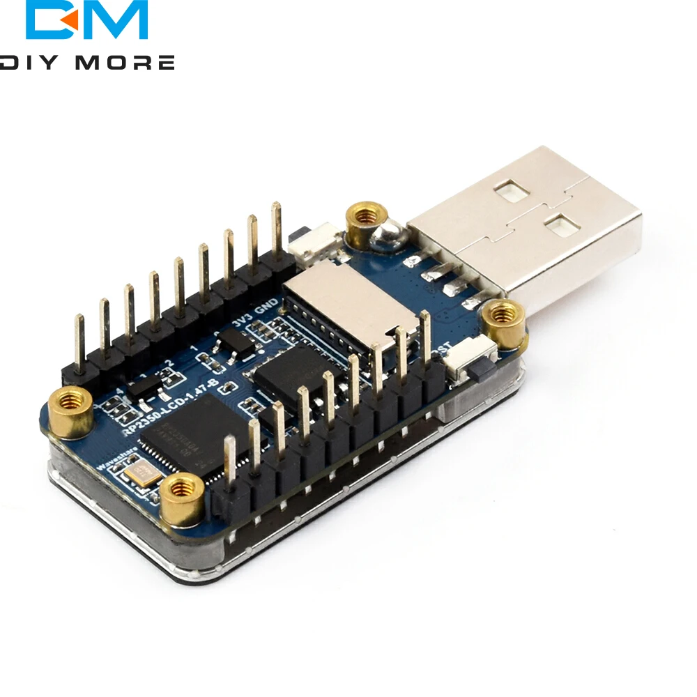 RP2350 1.47-inch LCD Display Development Board RP2350A Dual Core Dual Architecture Processor for Raspberry Pi RP2350A