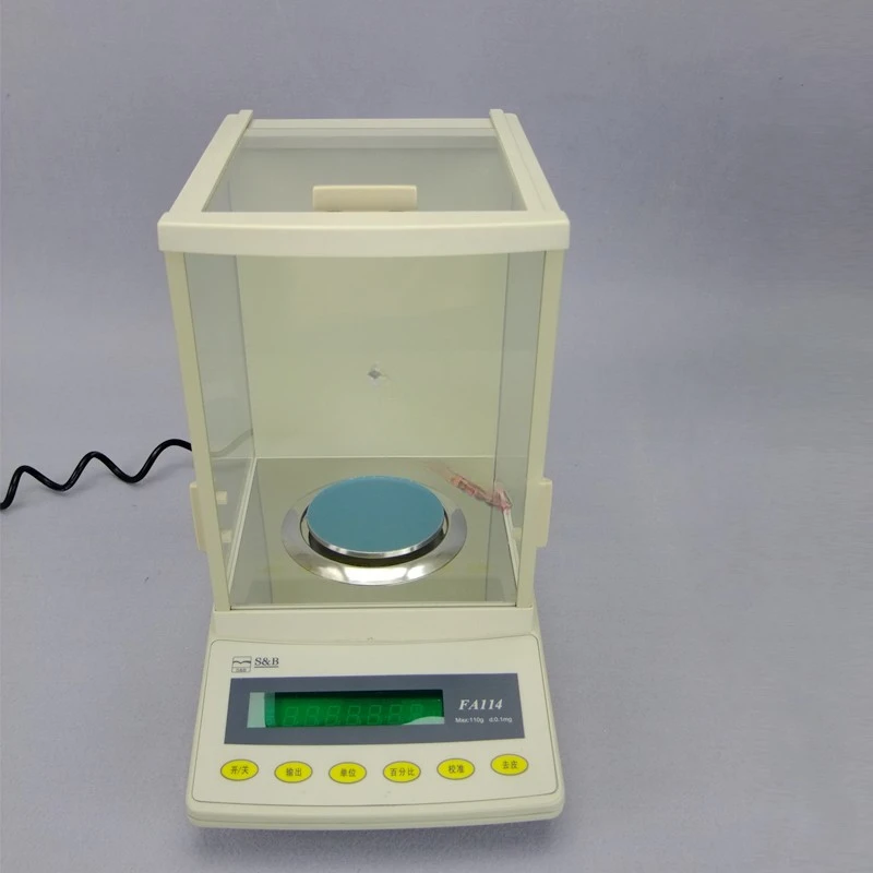 One ten thousandth electronic precision analytical balance 110g/0.0001g/0.1mg.