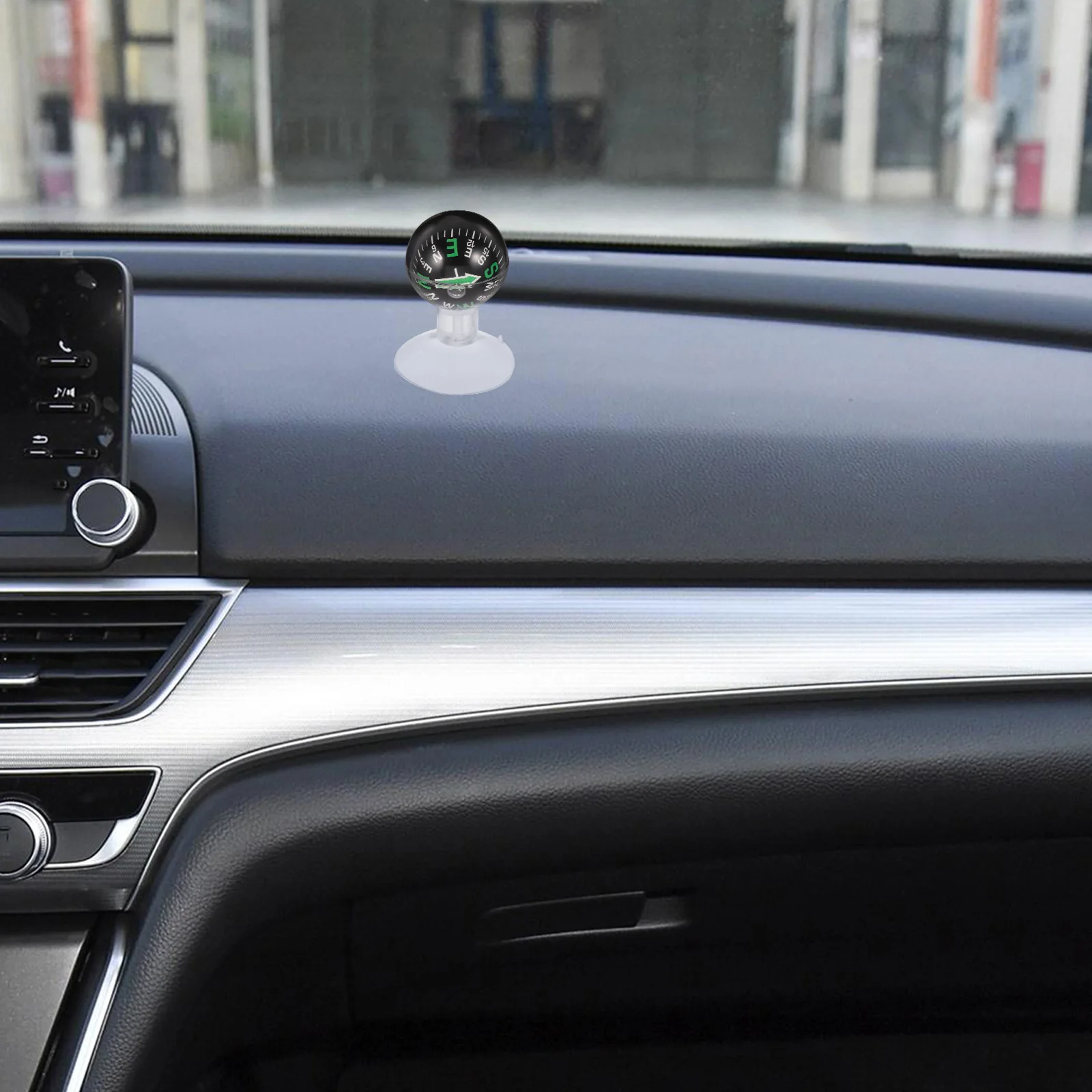 

Car Guide Ball 28mm ABS Material Dashboard Compass for Car Truck Stylish Decoration Outdoor Travel Marine Boat Mount