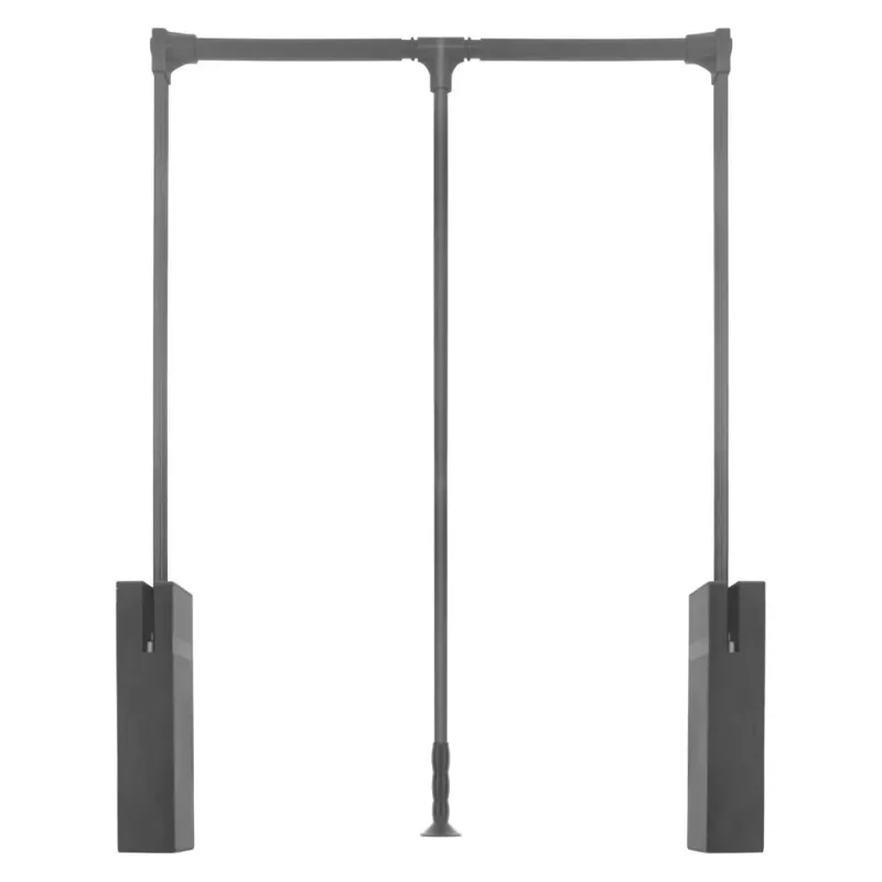 알루미늄 회색 헤비 듀티 옷장 레일 리프트, 짧은 배송 시간