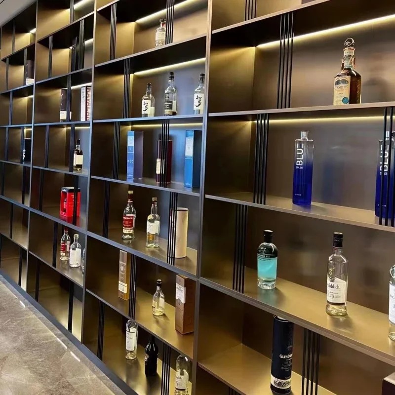 

Элитная встраиваемая стойка из нержавеющей стали для супермаркетов, винных и ТВ-витрин, настенная, легкая, быстромонтируемая