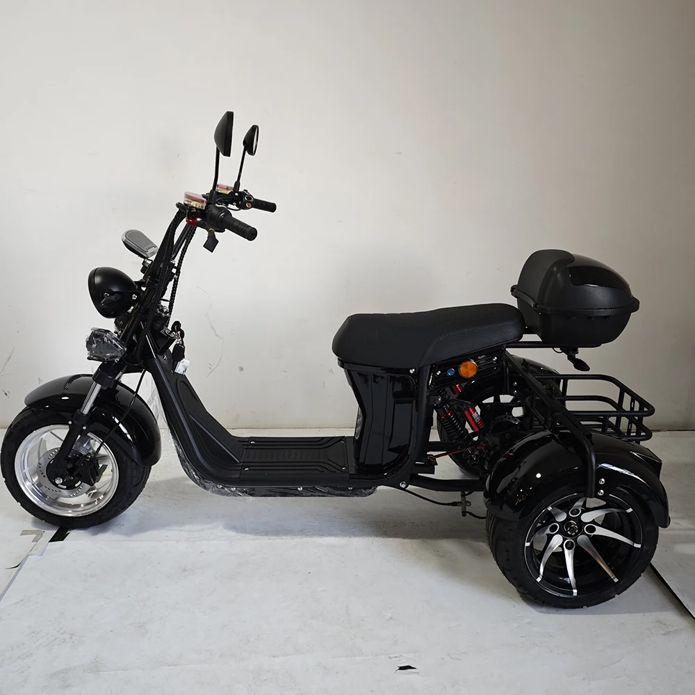 

3 Wheeled Electric Motorcycle Cargo Electric Tricycles Are Sold Wholesale Trike Citycoco Chopper Scooters
