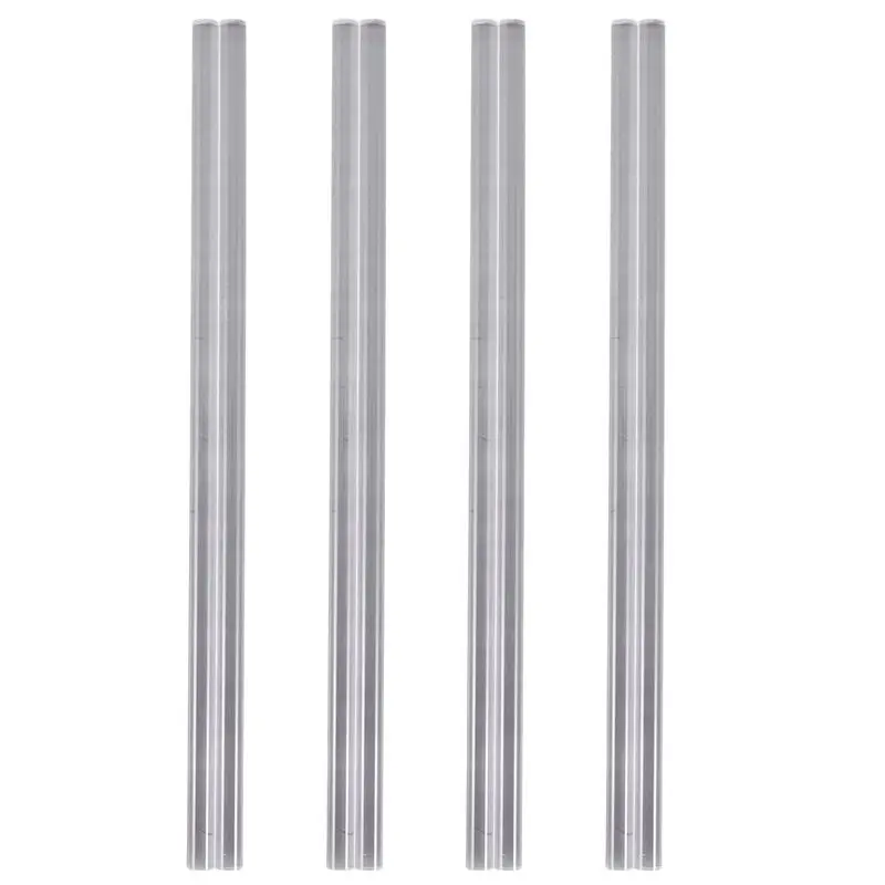 

A84X-8Pcs 10 мм Прозрачный круглый акриловый стержень из ПММА, экструдированный, длина 12 дюймов