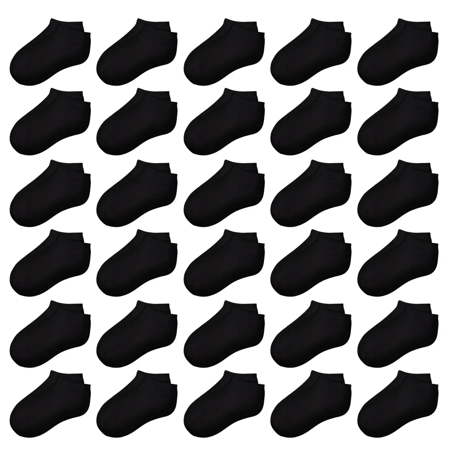 Toddler Socks 30 Pairs Kids Low Cut Socks for Boys Girls 1-14 Years Old Baby Children No Show Ankle Socks Set