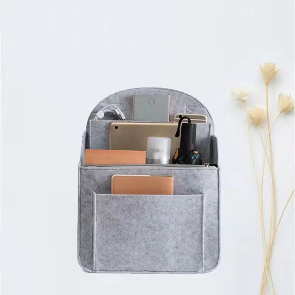 Portable Backpack Insert Small Bag Cosmetic Bags Makeup Organizer Interior Travel Bag Fit Various Bags Divider Shoulder Bag