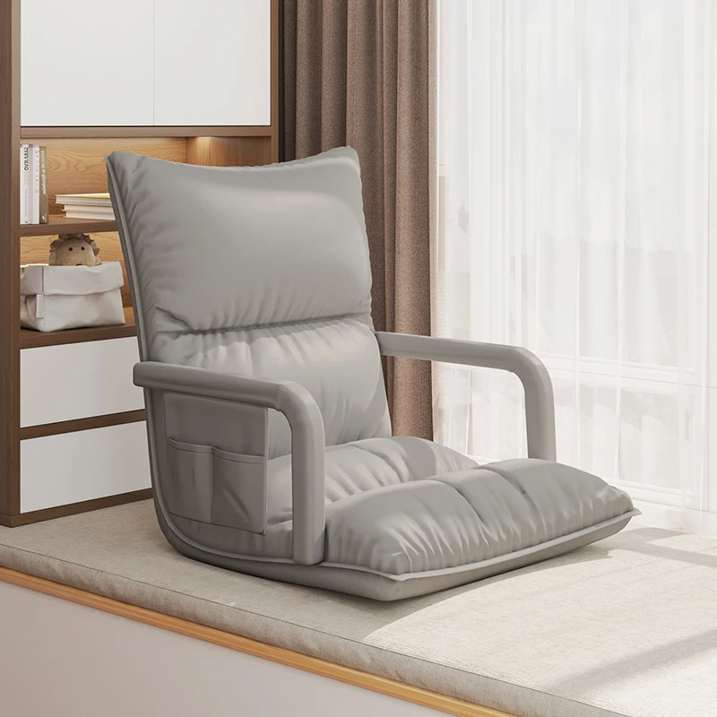 

Lazy sofa tatami single recliner cushion folding bed back seat student dormitory bay window balcony chair