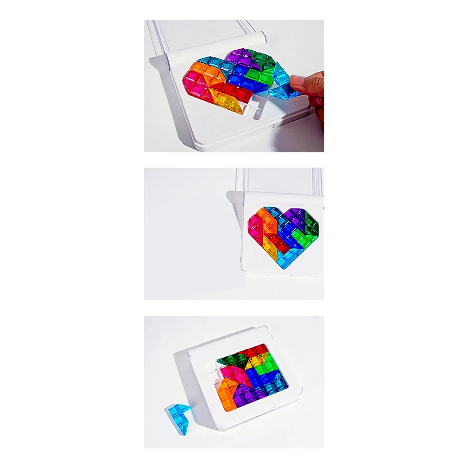 Travel Puzzle Game Montessori Board Games Puzzler Brain Challenges Game Geometric for Ages 8 and up Logic Game Puzzle Game