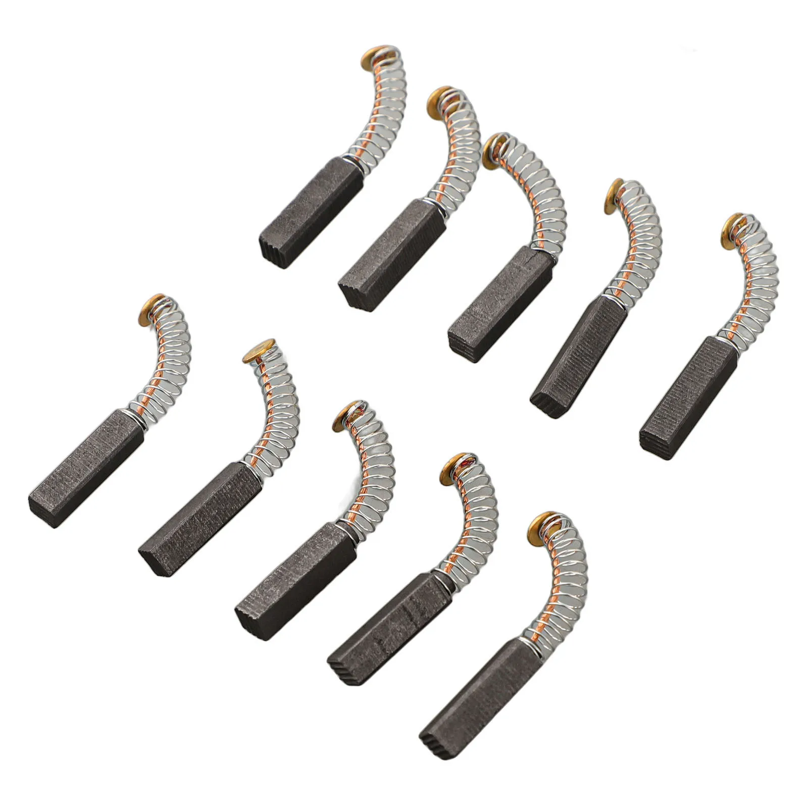 전기 모터용 카본 브러시 교체 부품, 20mm × 5mm × 5mm, 20mm 용수철 길이 해머 드릴 전동 공구 부품, 세트당 10 개
