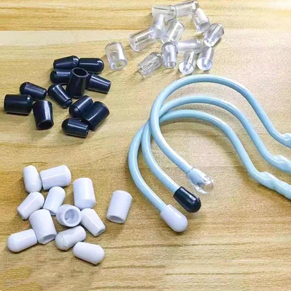 PVC Soft Rubber Pipe Cap Iron Wire Plastic Steel Wire Protective Tape Hanger Anti-Collision Pipe Sleeve Round Rubber Sleeve
