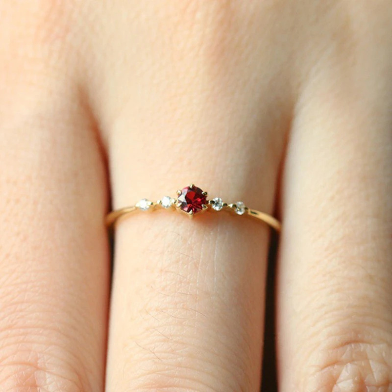 

2025 Hot new Ring Jewelry Women Fashion Anniversary Star 2mm Rings Stainless Steel Ring Recommend