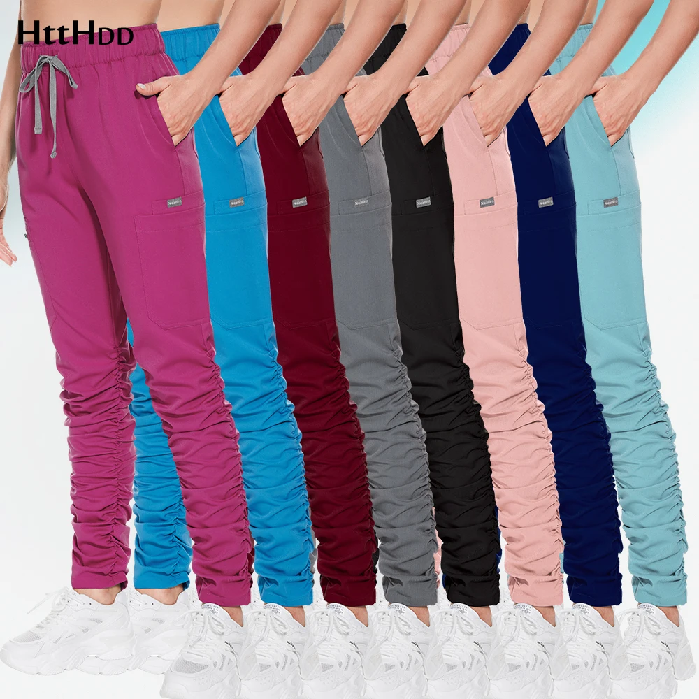 

Fashion Pants Doctor Nurse Special Scrub Women Men Surgical Pant Dental Clinic Pet Hospital Medical Uniform Bottoms Unisex Scrub