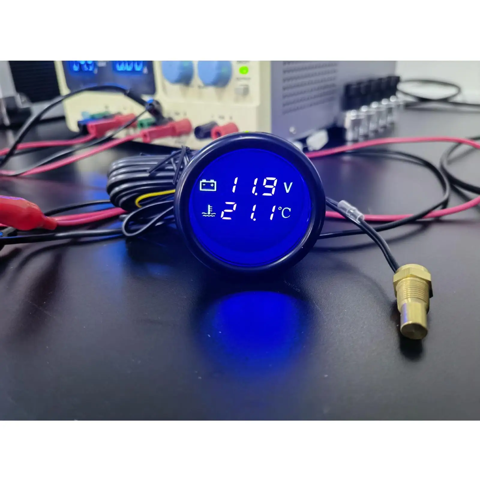 يستبدل مقياس ضغط الهواء مباشرة بقطع غيار العرض الرقمي المزدوج لأجهزة الاستشعار