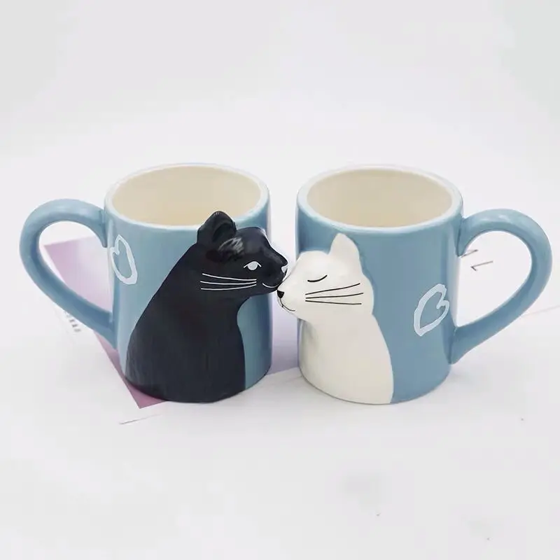 

Deardali Special Couple Cup Tilt Kill Valentine 'S Day Ceramic Coffee Mug Gift KEDICAT