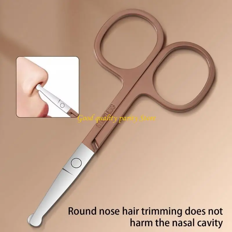 

M4YA 6pcs Management Set Stainless Steel Clippers Blackhead Extractor Nose Hair Scissors And File
