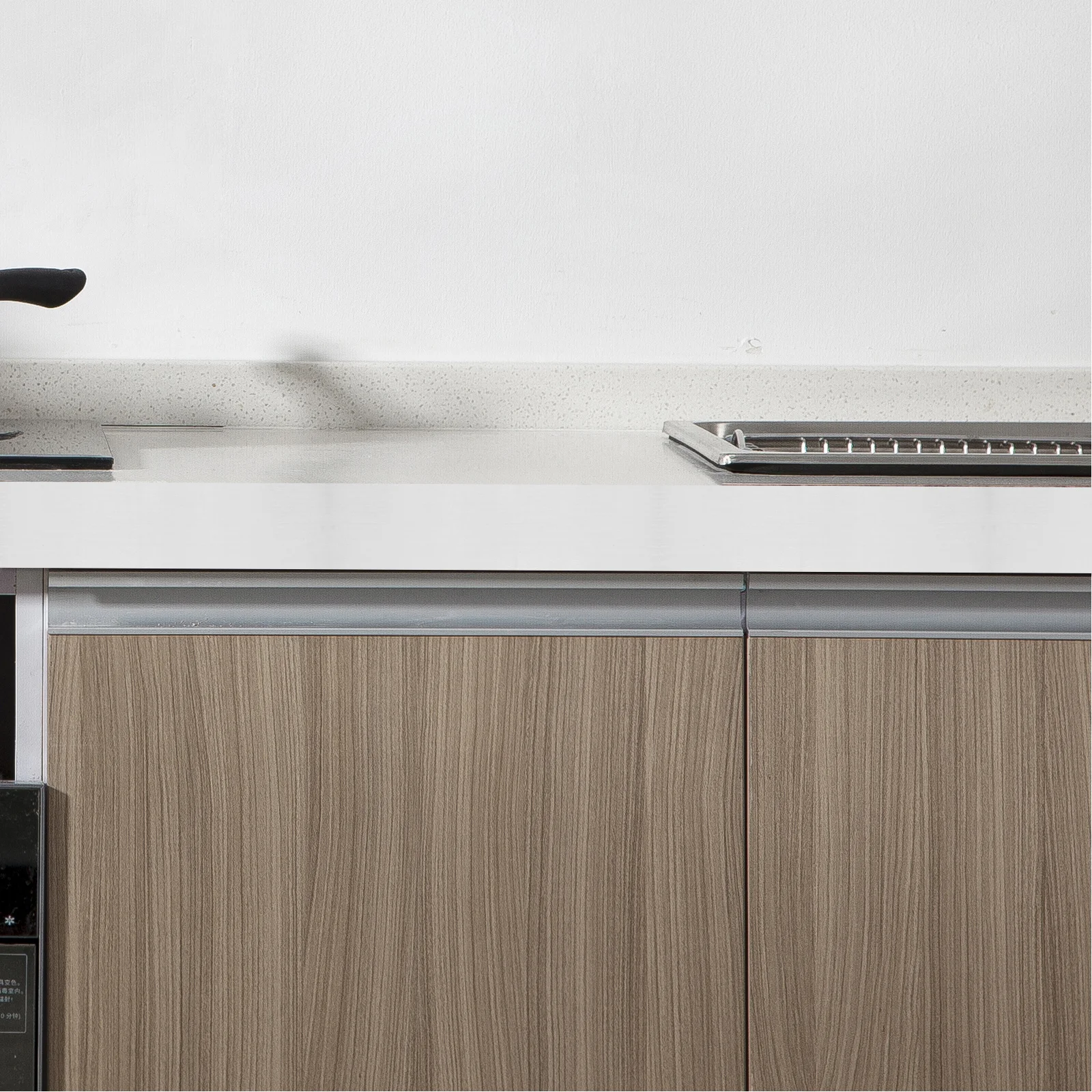 1 لفة الخشب الحبوب التفاف مجلس ذاتية اللصق مرنة اللوح تقليم قشر عصا جدار الحدود الشارات صب ملصق