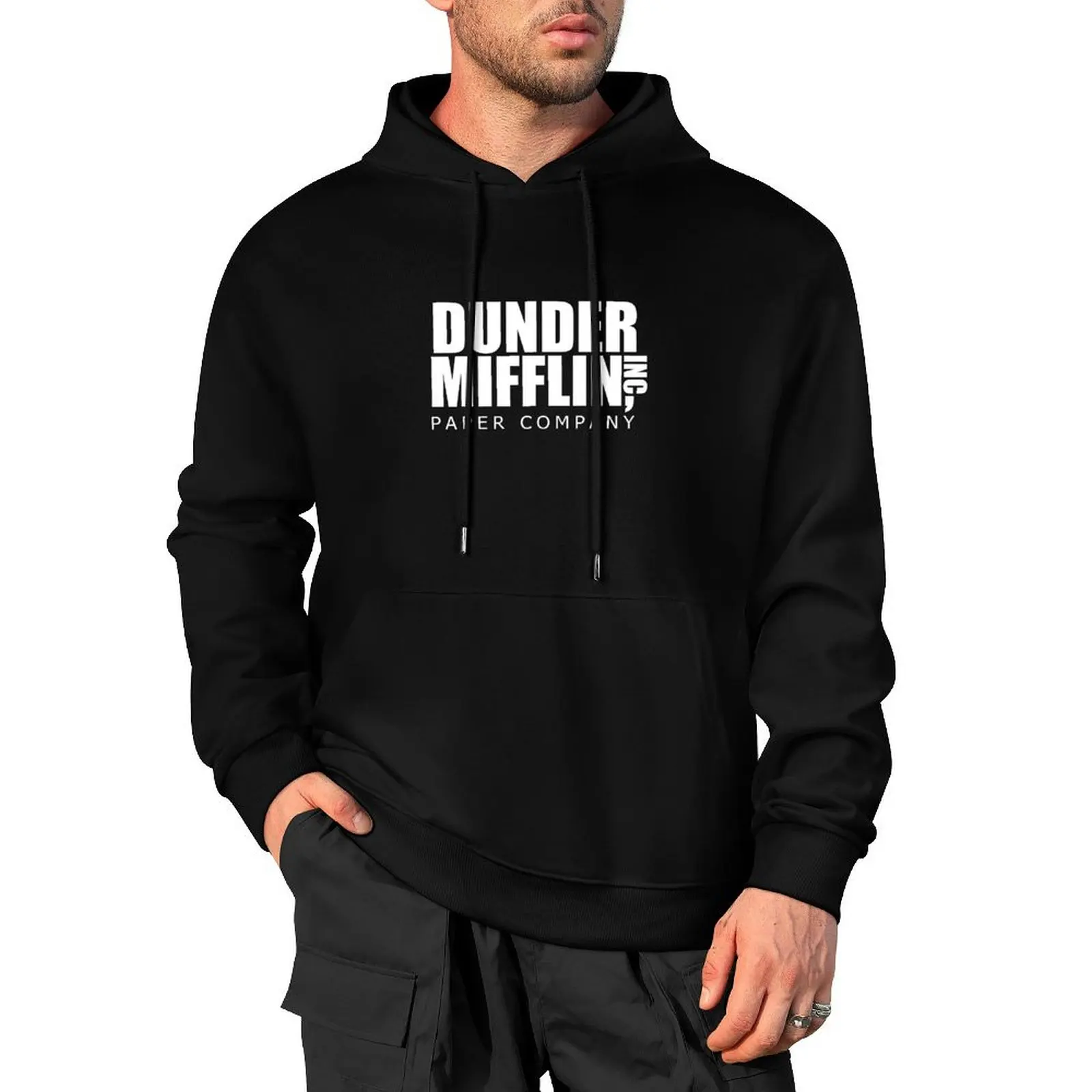 The Office TV Show Dunder Mifflin Shirt Pullover Hoodie men's sweat-shirt set autumn japanese style anime clothing tracksuit