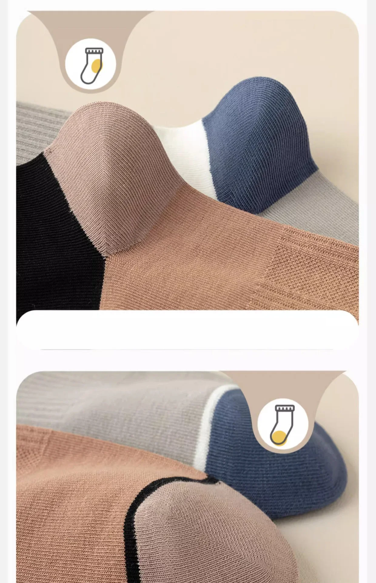 6 Paar atmungsaktive Baumwollsocken für Herren, Sportsocken, Herbst-Winter-Socken, schweißabsorbierend, geruchshemmend, Business-Socken, hohe Qualität – Detail 16