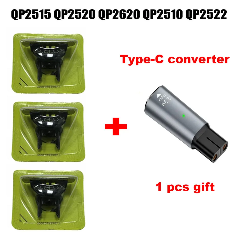 

360 Replacement blade For One Blade Shaver QP6651/30 QP2834/2 QP6551/15 QP6541/15 QP2734/20 Trimmer With Charging Converter Head