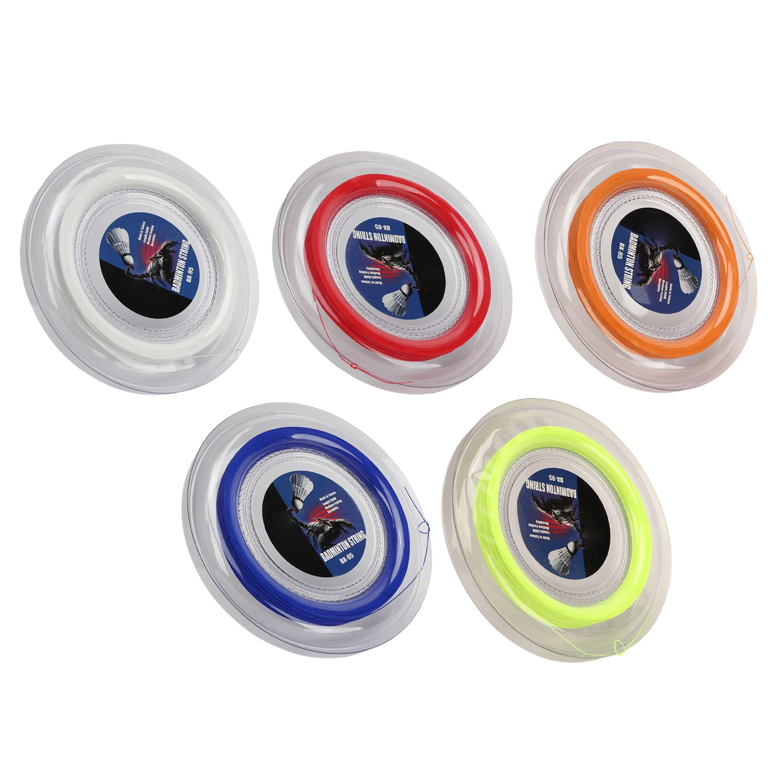 

Badminton Racquet String POWERTI Badminton Racquet String High Elasticity Wear Resistant Resin Fibre Replacement Line for Repair