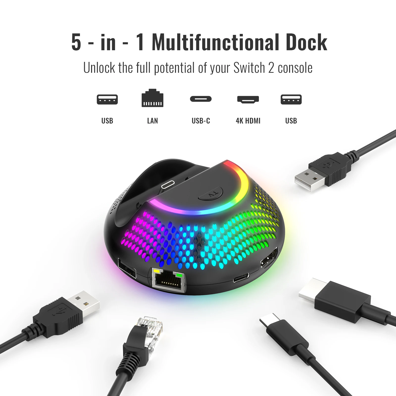 5 In 1 Tv Dock Stat… - image