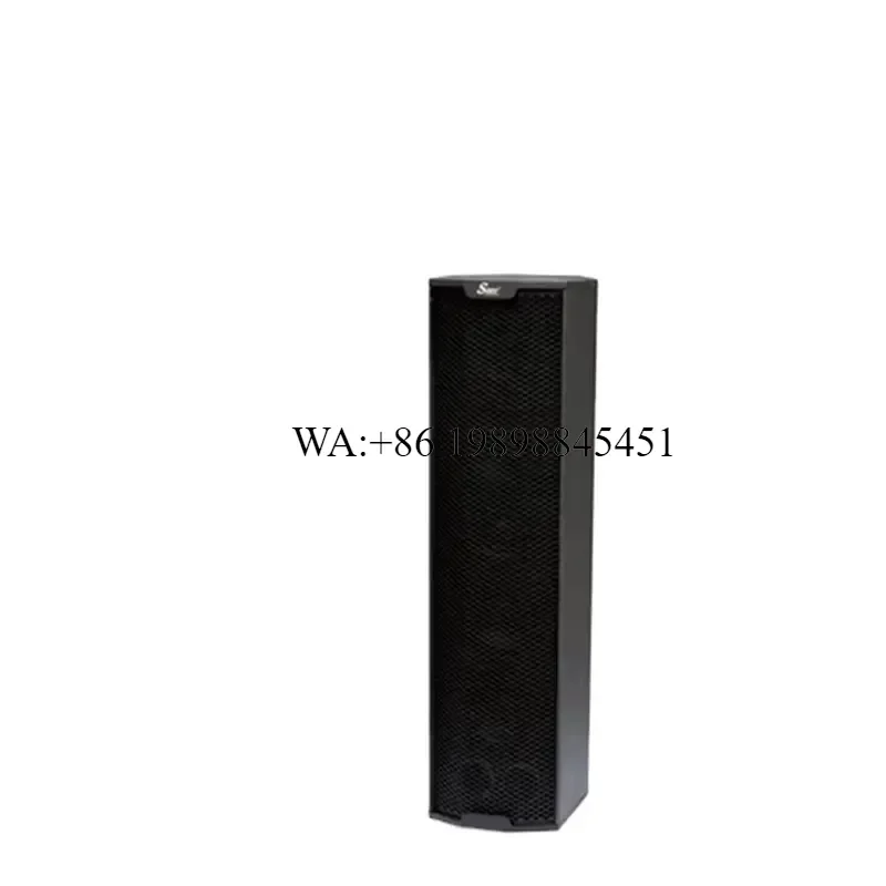 WMWMNU Seer -Channel Aluminum Line Array Speakers 300W RMS Passive System with Dual NL4 Speakon Connection Lightweight Design